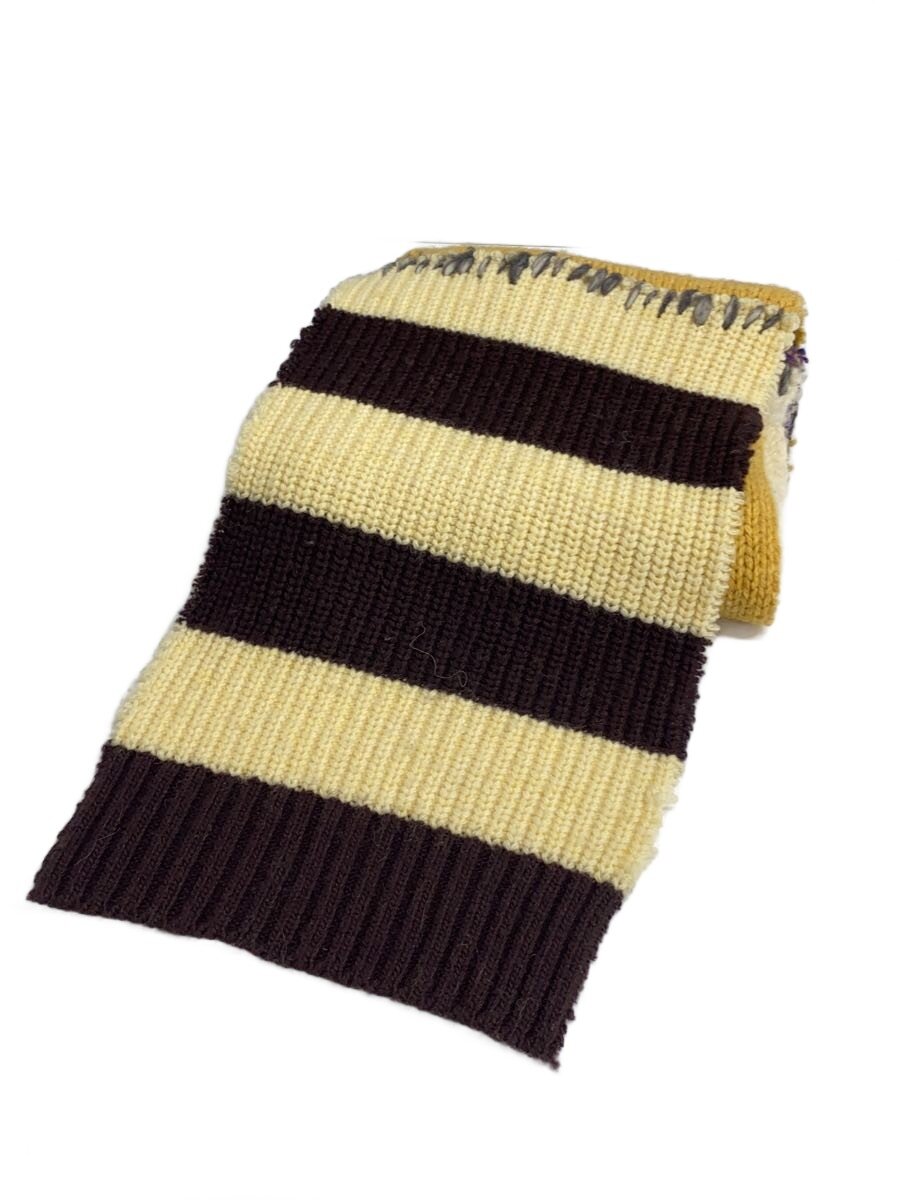 【中古】MARNI◆えり巻き/羊毛/マルチ色つや/縞模様/レディース/SCMC0050Q0FH918【服飾雑貨他】