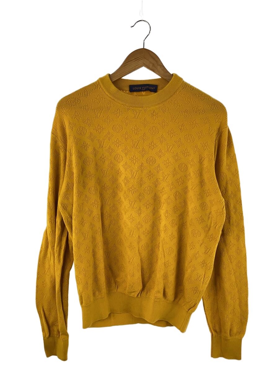 【中古】LOUIS VUITTON◆25SS MONOGRAM PONYTAIL COTTON SWEAT/L/綿織物/YLW/HSN45W//【メンズウェア】