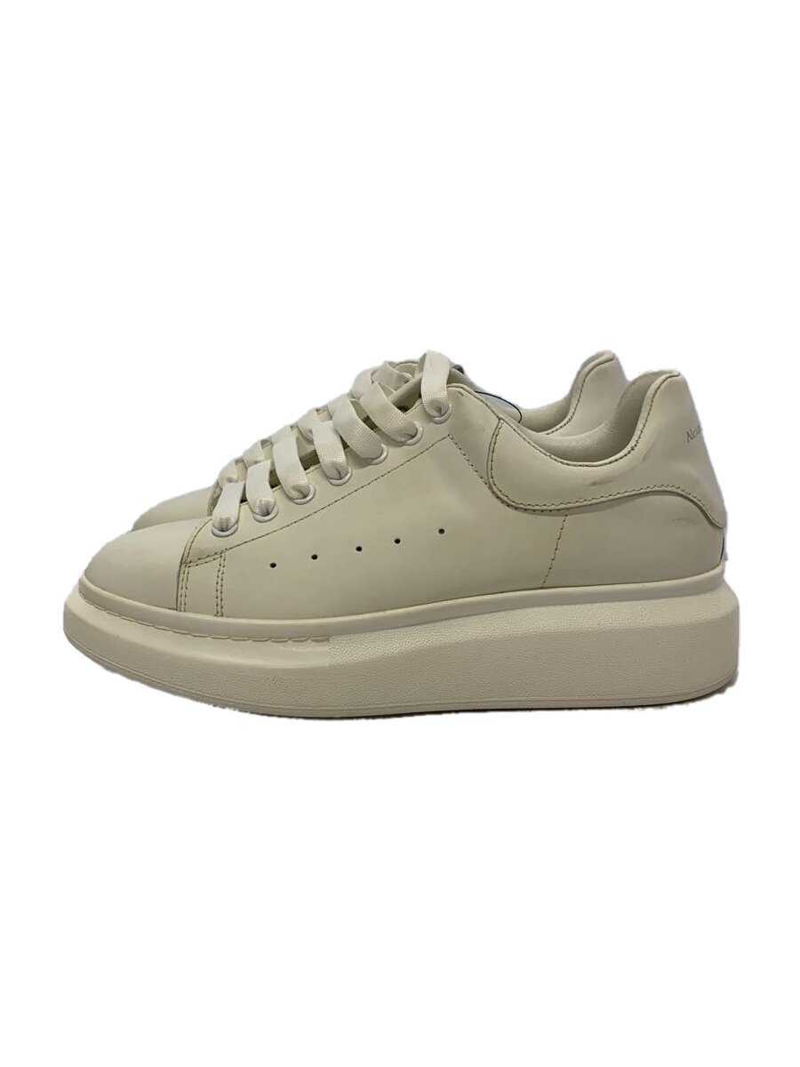【中古】Alexander McQueen◆LARRY/OVERSIZED SNEAKER/ローカットスニーカー/38/WHT/牛皮/553770//【シューズ】