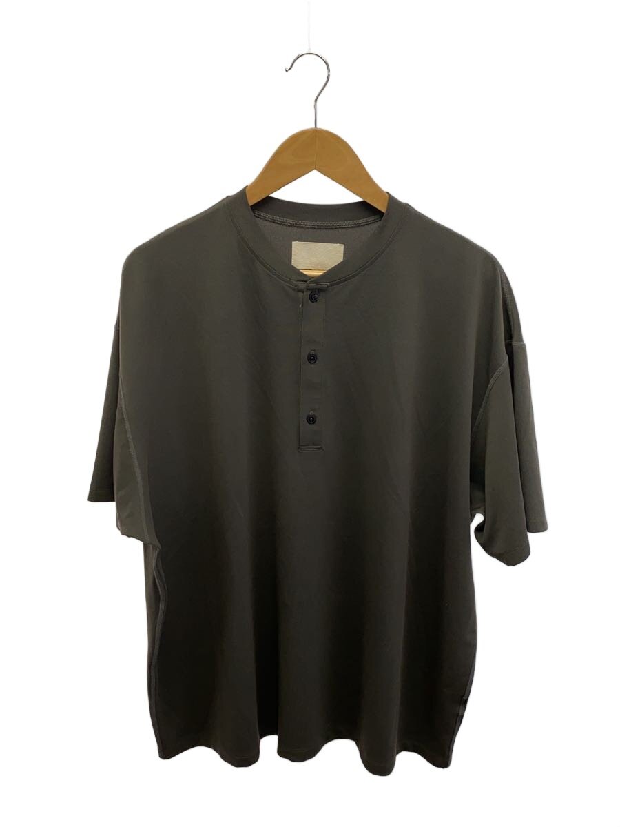 【中古】YOKO SAKAMOTO◆スポーツシャツ/L/ポリエステル/KHK/ys-24ss-93【メンズウェア】