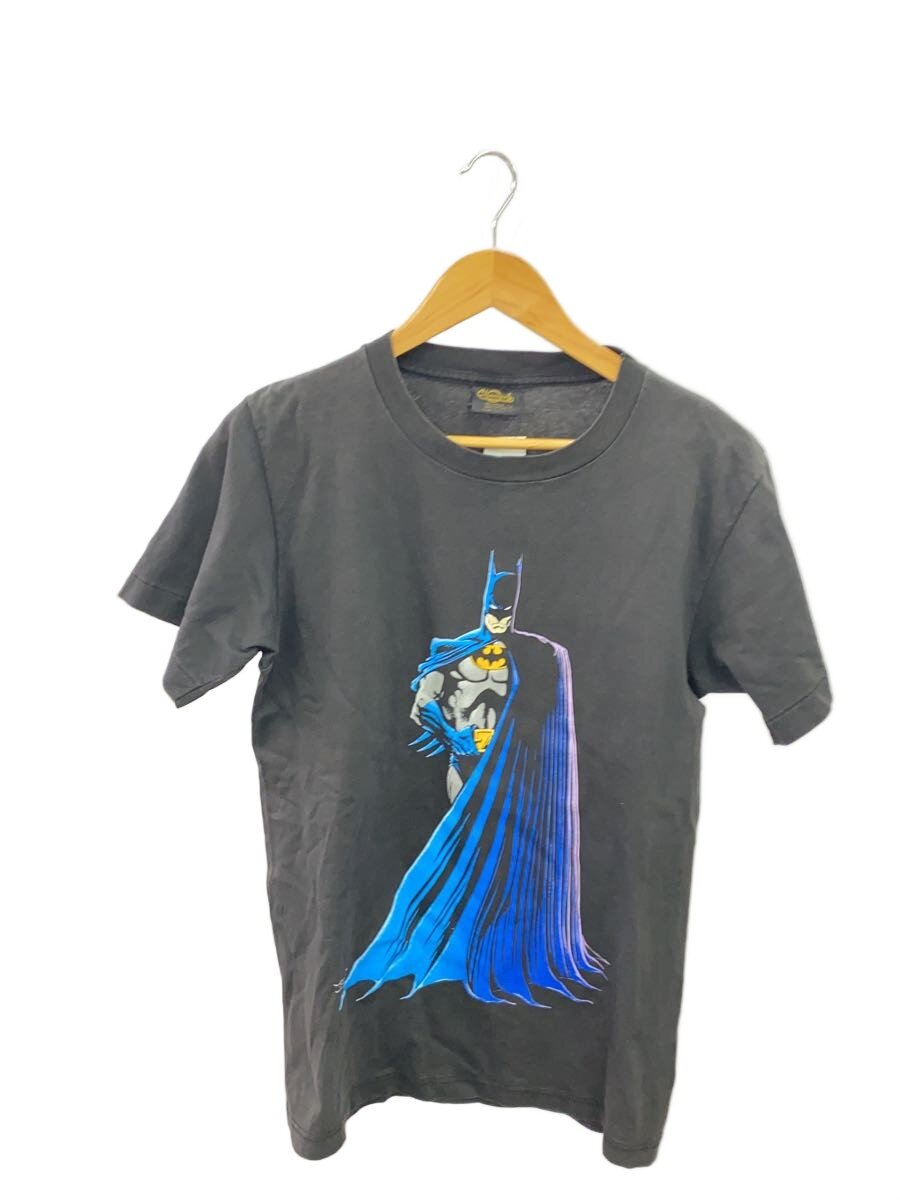 【中古】Changes◆80S/BATMAN/袖シングル/プルオーバー/M/綿織物/BLK/刷り上げる【メンズウェア】