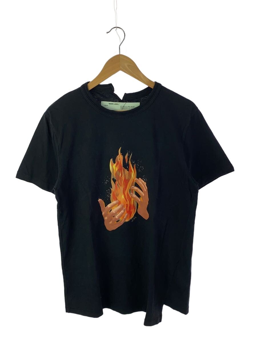【中古】OFF-WHITE◆プルオーバー/S/綿織物/BLK/OMAA032S18185078【メンズウェア】