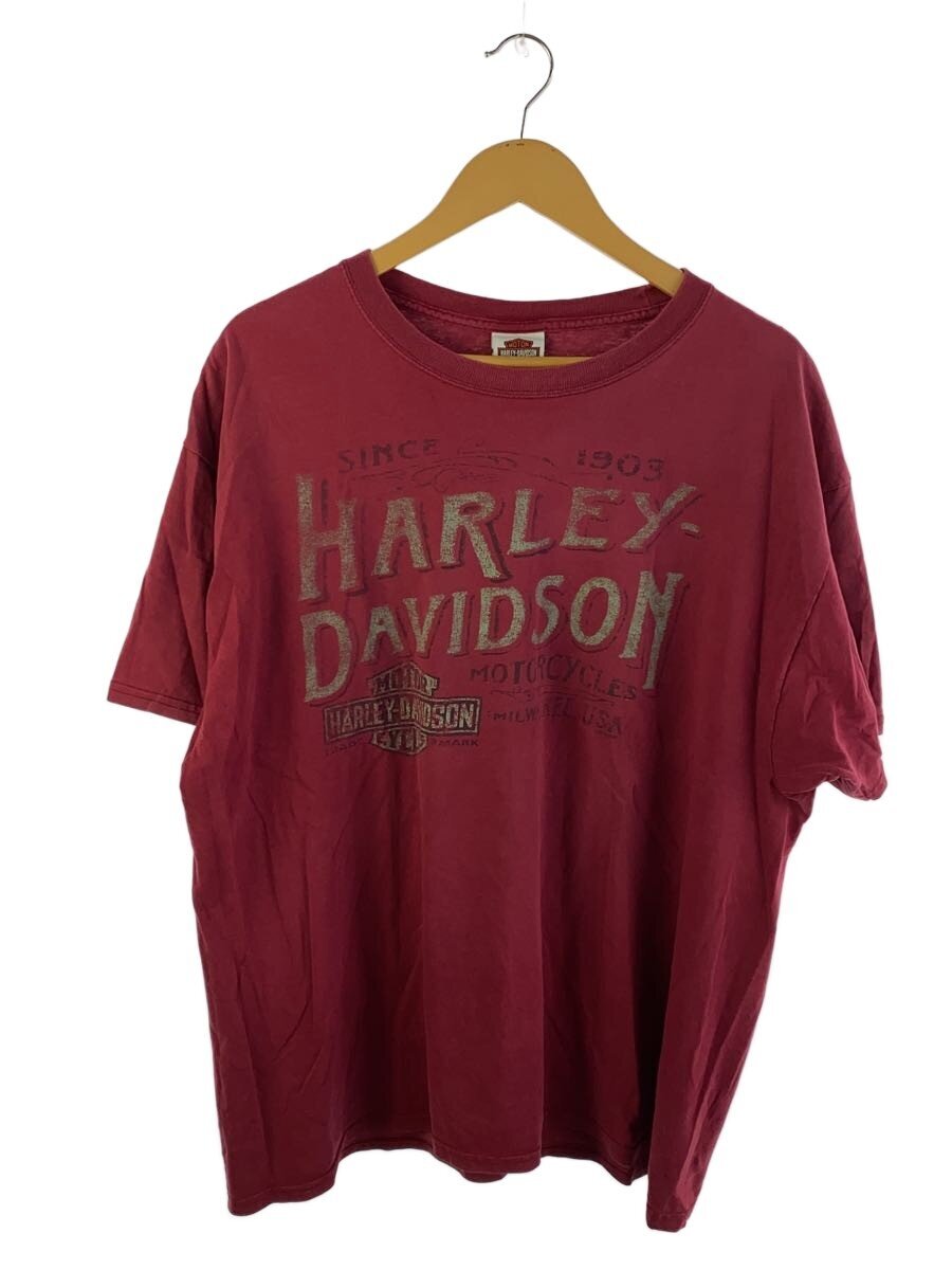 【中古】HARLEY DAVIDSON◆HANES上半身/00s プルオーバー/XL/綿織物/BRD//【メンズウェア】
