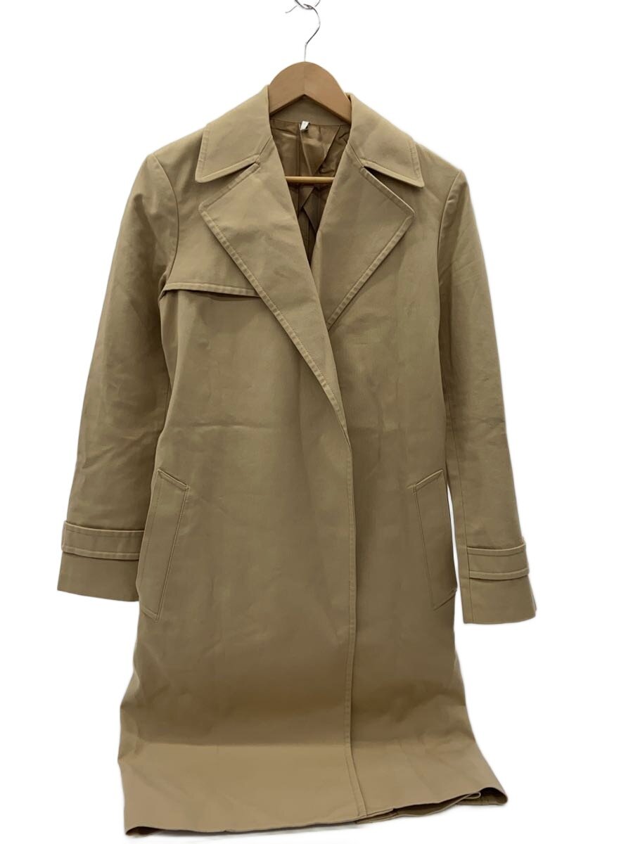 【中古】Helmut Lang◆チェスターコート/S/綿織物/BEG/無地/16-6109010【レディース御召しもの】