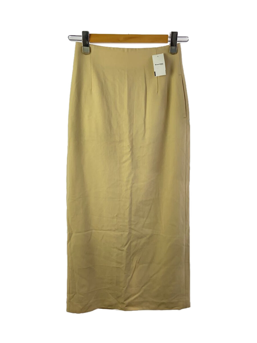 【中古】AURALEE◆HARD TWIST WOOL DOBBY SKIRT/O/羊毛/BEG/a22ss02kw【レディース御召しもの】