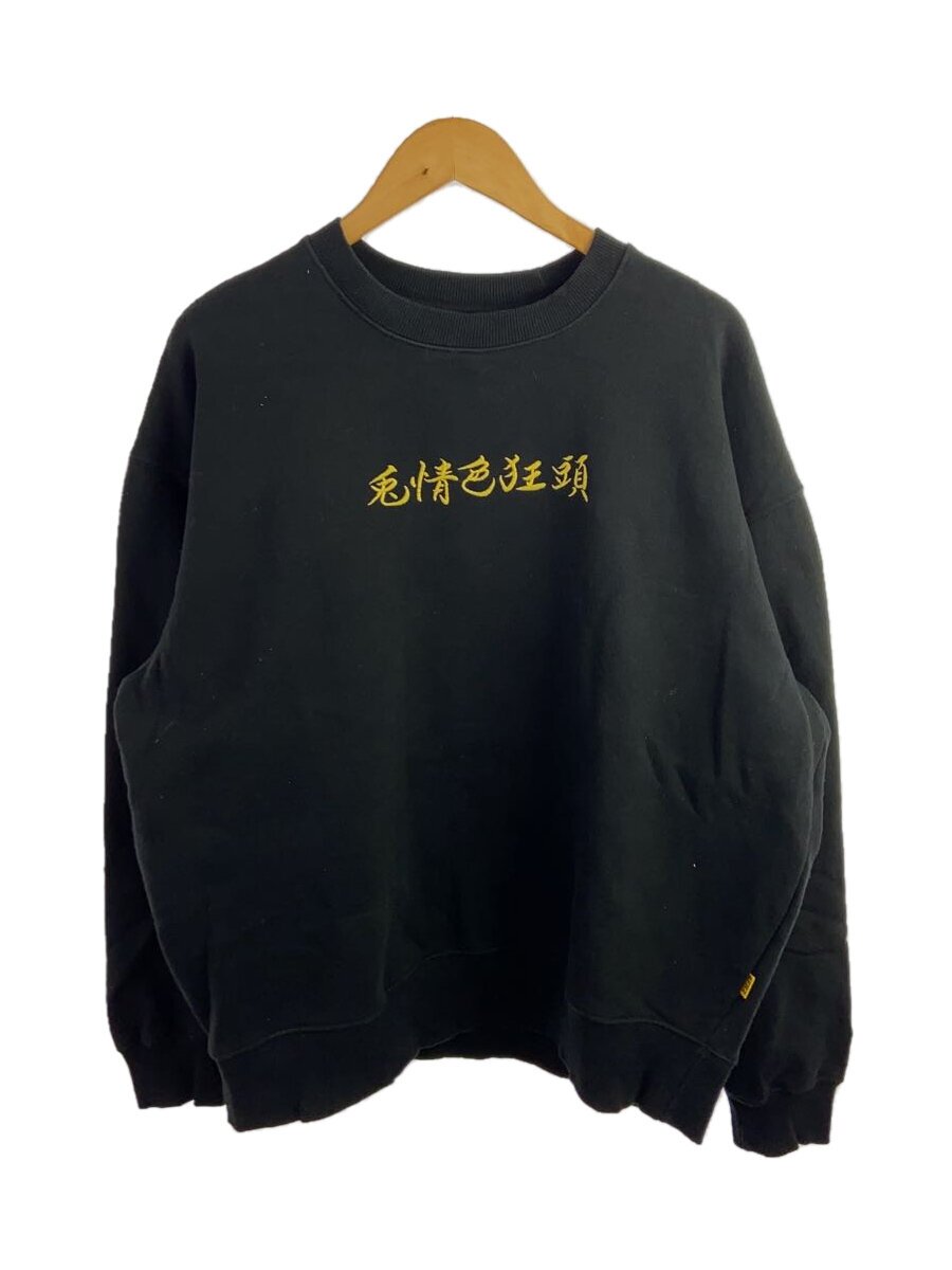 【中古】#FR2◆Souvenir Embroidery Sweatshirt/汗水/XL/綿織物/BLK/FRC2757【メンズウェア】
