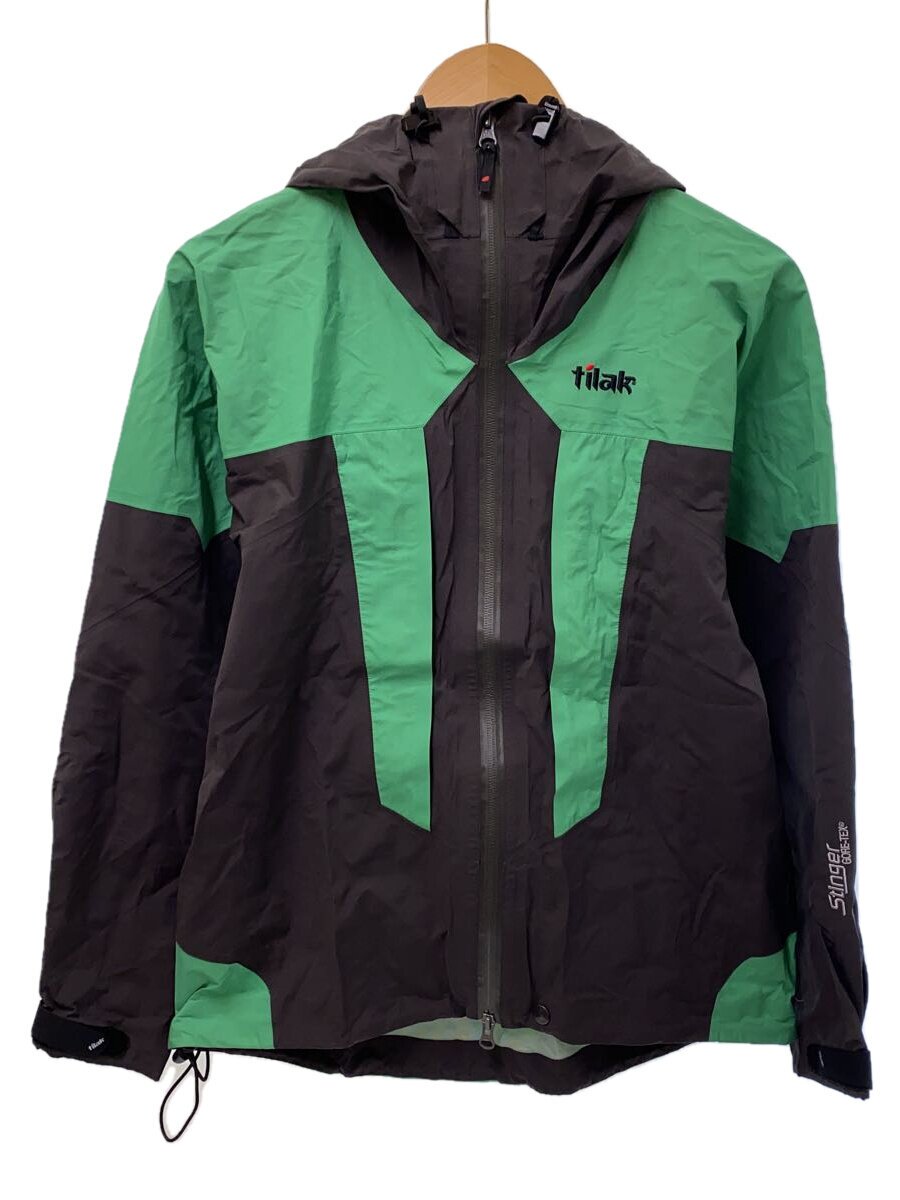 【中古】tilak◆STINGER JACKET/XS/ナイロンジャケット/グレー/グリーン/スティンガージャケット【メンズウェア】|2nd STREET 店