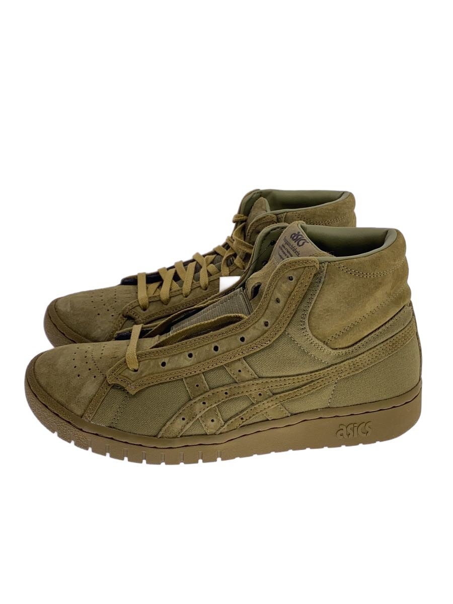 【中古】ASICS◆ハイカットスニーカー/26.5珊/カーキ/hk732【シューズ】