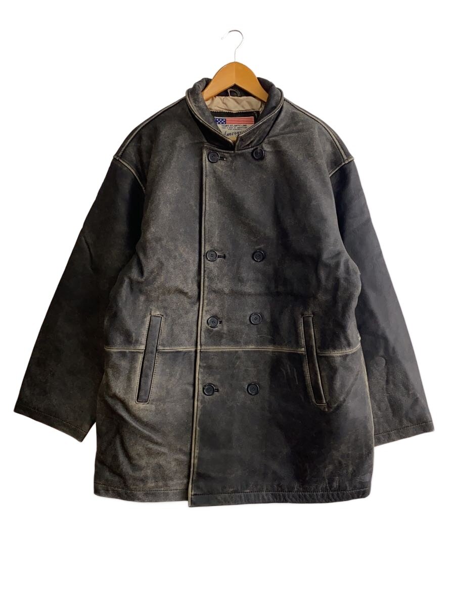 【中古】AMERICAN CRUISER/レザージャケット・ブルゾン/LL/レザー/BLK/無地【メンズウェア】|2nd STREET 店