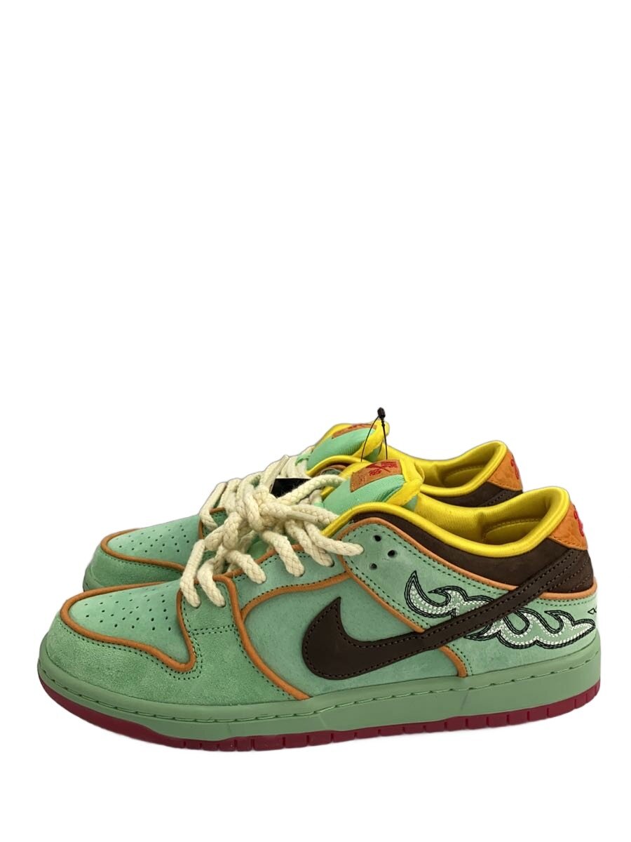 【中古】NIKE◆SB DUNK LOW_SB ダンク 置き目/27糎/GRN【シューズ】