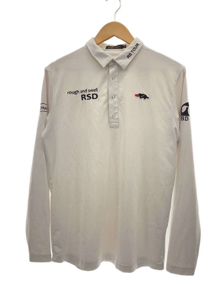 【中古】rough \u0026 swell◆長袖スポーツシャツ/M/WHT/RSM-19201/カモノハシ//【運動競技】