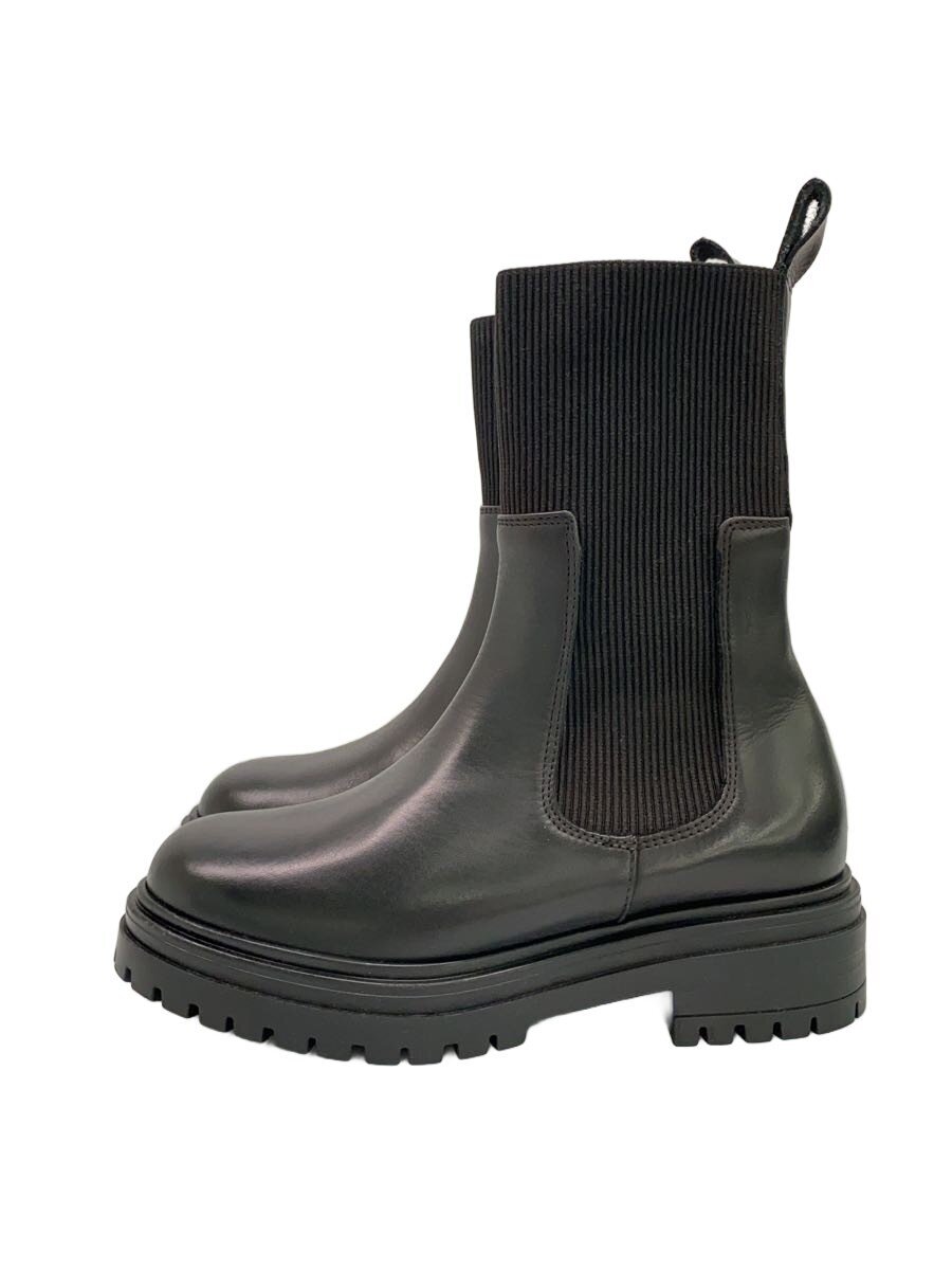 【中古】CORSOROMA9◆厚底サイドゴアブーツ/36/BLK/レザー【シューズ】|2nd STREET 店