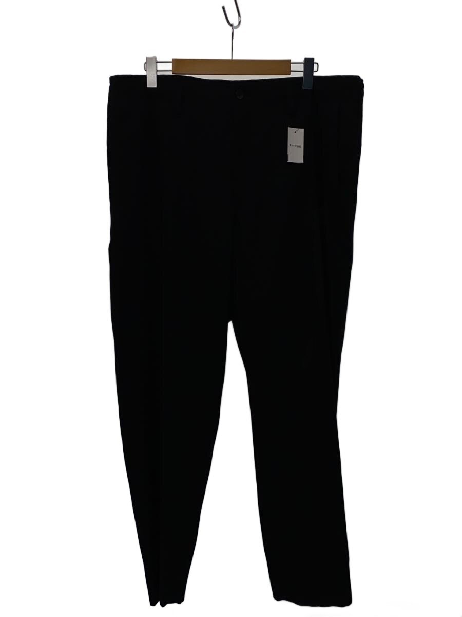 【中古】yohji yamamoto POUR HOMME◆スラックスズボン下/3/羊毛/BLK/無地/H0-P16-100【メンズウェア】