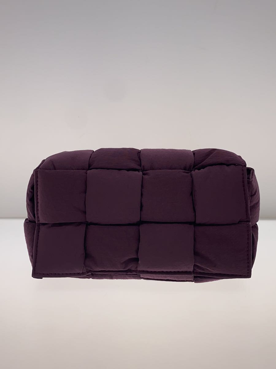 【中古】BOTTEGA VENETA◆/イントレチャートパデットテック//--/パープル/無地/ボッテガヴェネタ【御徒面子】