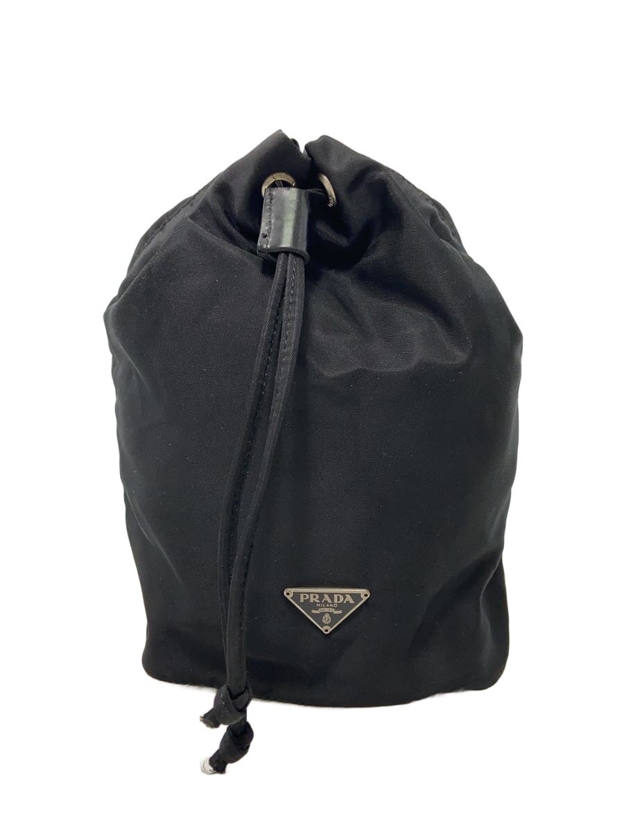 【中古】PRADA◆御徒面子/ナイロン/黒いこと/1NA369【御徒面子】