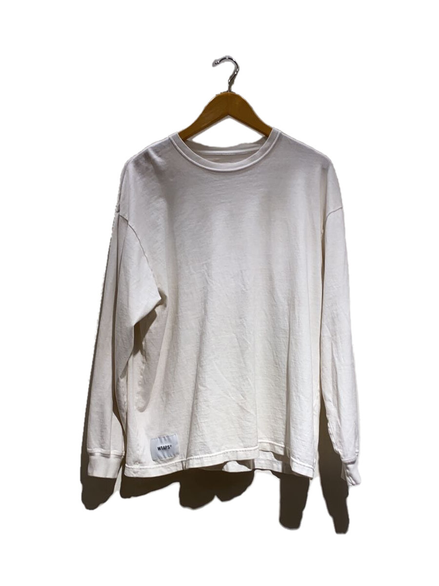 【中古】WTAPS◆長袖カットソー/2/綿織物/WHT/無地/232atdt-csm05【レディース御召しもの】