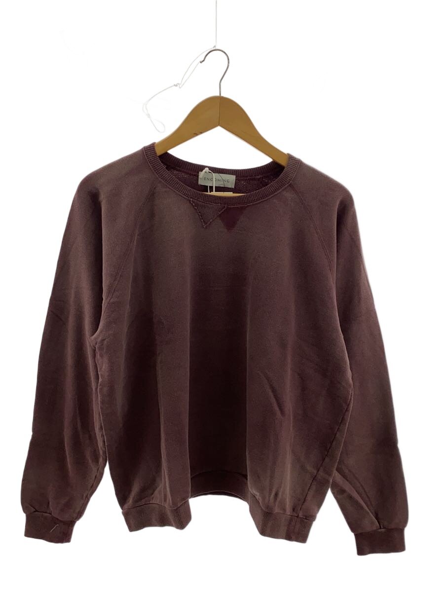 【中古】ENCOMING◆ENST SWEAT JUMPER/流汗/L/綿織物/ボルドーワイン/AW24-ENJU【メンズウェア】