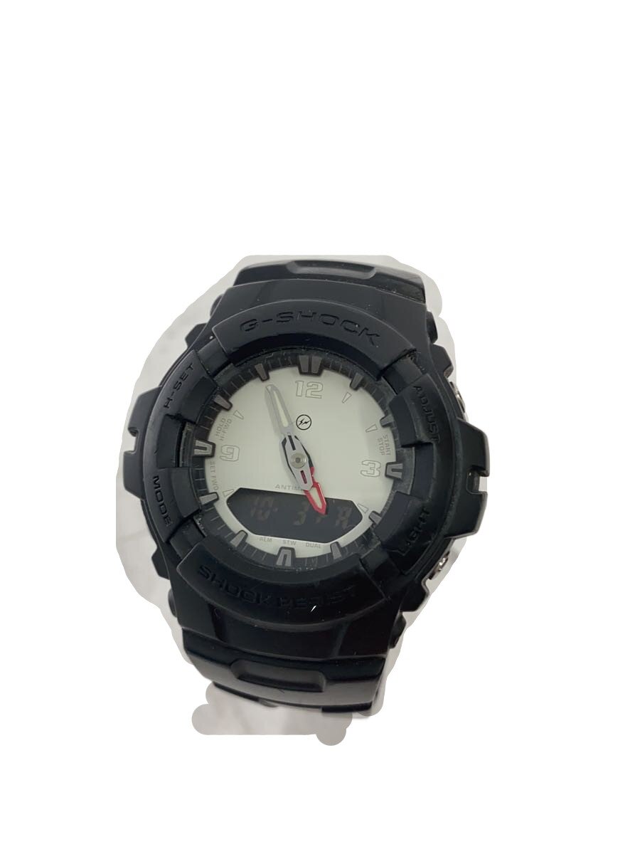 【中古】CASIO◆腕時計/アナログ/ラバー/BLK/BLK/G-100//【服飾雑貨他】｜2ｎｄ STREET 店