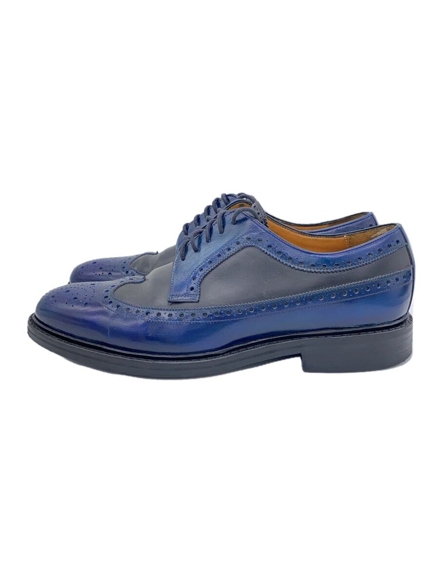 【中古】Jalan Sriwijaya◆ウィングチップシューズ/UK8/NVY/EDWARD/98652【シューズ】