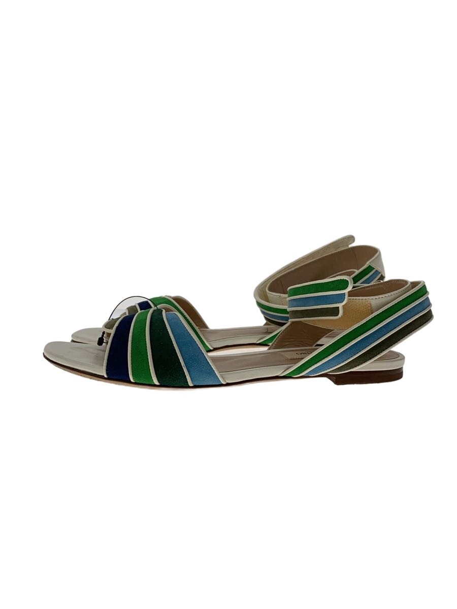 【中古】VALENTINO◆サンダル/36/GRN/スウェード【シューズ】｜2ｎｄ STREET 店
