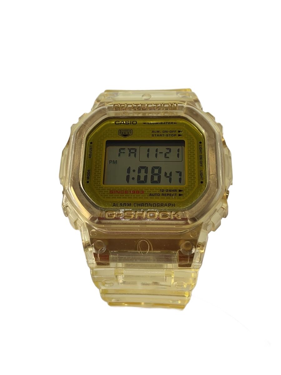 【中古】CASIO◆ウオッチ/デジタル/--/ゴールド/DW-5035E/g-shock/CASIO カシオ【服飾雑貨他】