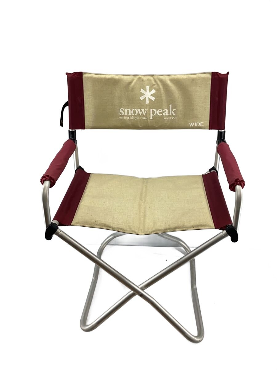 【中古】snow peak◆スノーピーク/チェア/RED/10005【スポーツ】