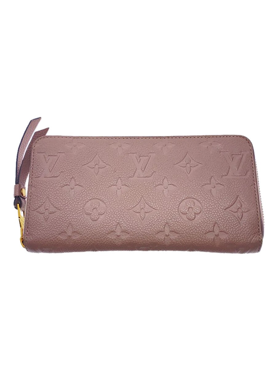 【中古】LOUIS VUITTON◆ジッピー・ウォレット_モノグラム・アンプラント_BEG/レザー/BEG/総柄/レディース【服飾雑貨他】｜2ｎｄ STREET 店