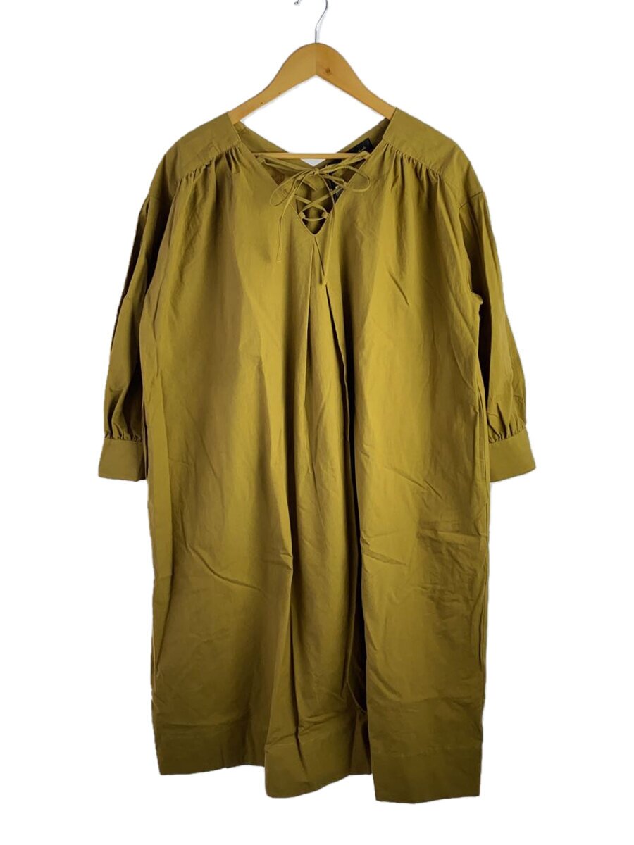 【中古】Cloth \u0026 Cross◆長袖衣装/1/綿織物/YLW/OP-L498//【レディース御召しもの】