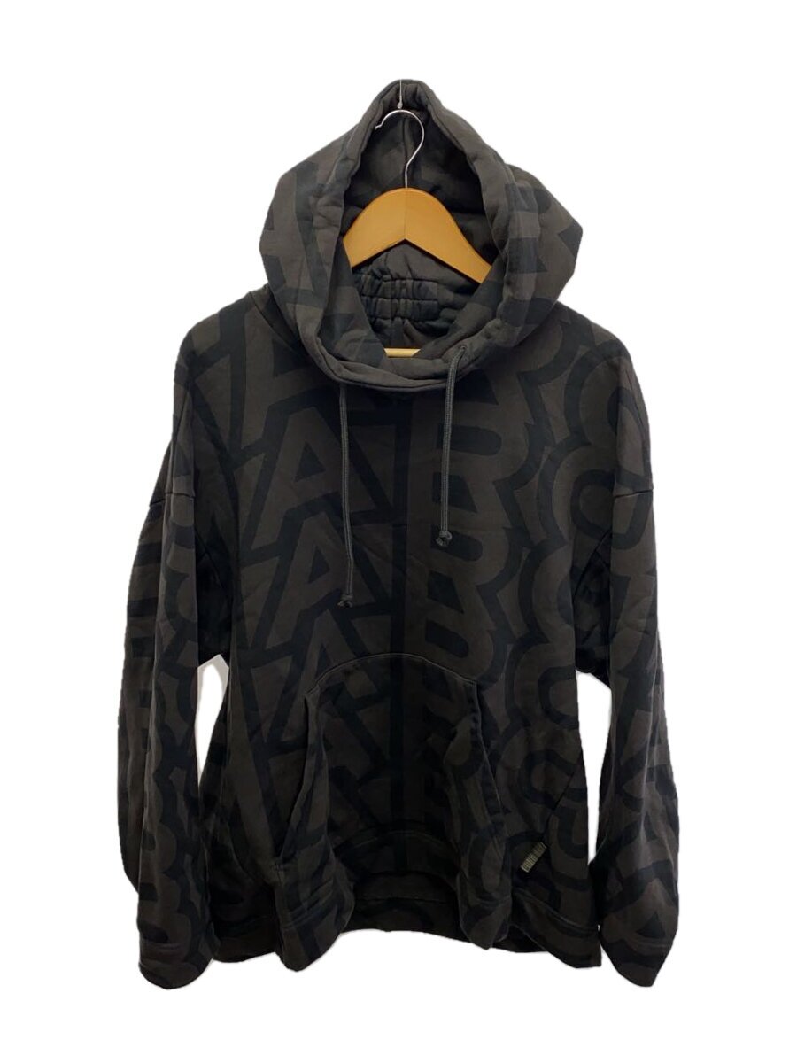 【中古】MARC JACOBS◆パーカー/XS/綿織物/BLK/総柄【レディース御召しもの】