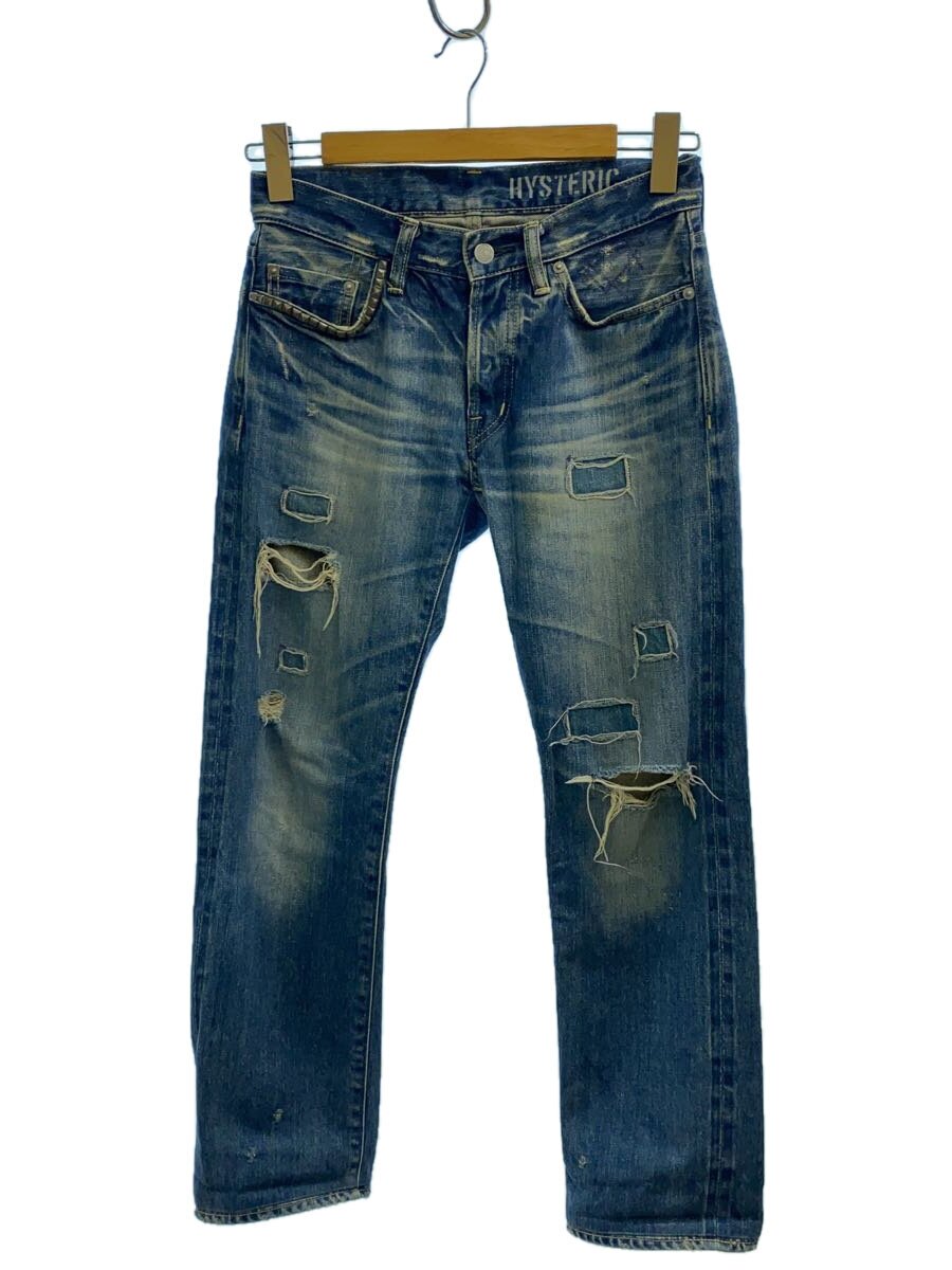 【中古】HYSTERIC GLAMOUR◆SP産業小窓リメイク/か細い引っ切り無い/スタッズ/スキニーパンツ/28/ジーンズ/IDG/024//【レディース御召しもの】
