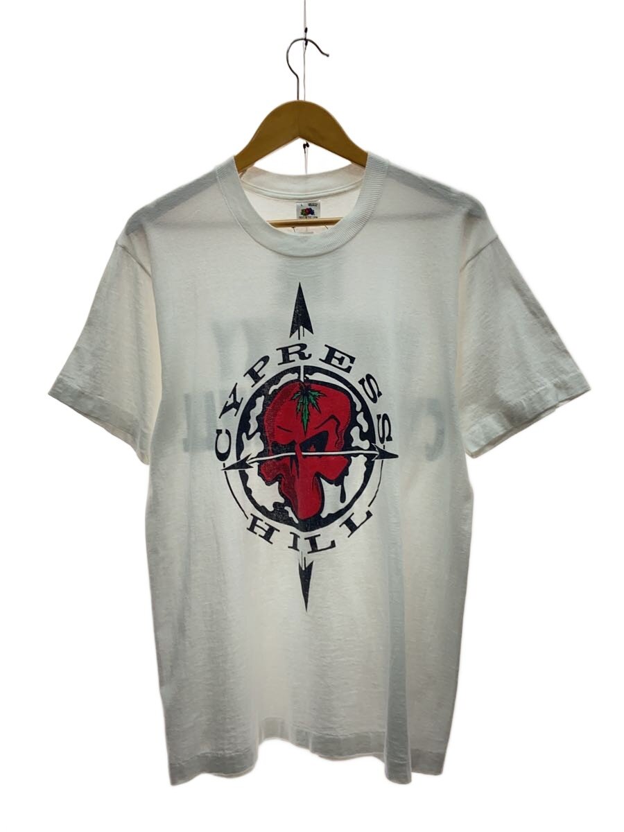 【中古】FRUIT OF THE LOOM◆90S/CYPRESS HILL/サイプレスヒル/VINTAGE/Tシャツ/L/コットン/WHT【メンズウェア】｜2ｎｄ STREET 店