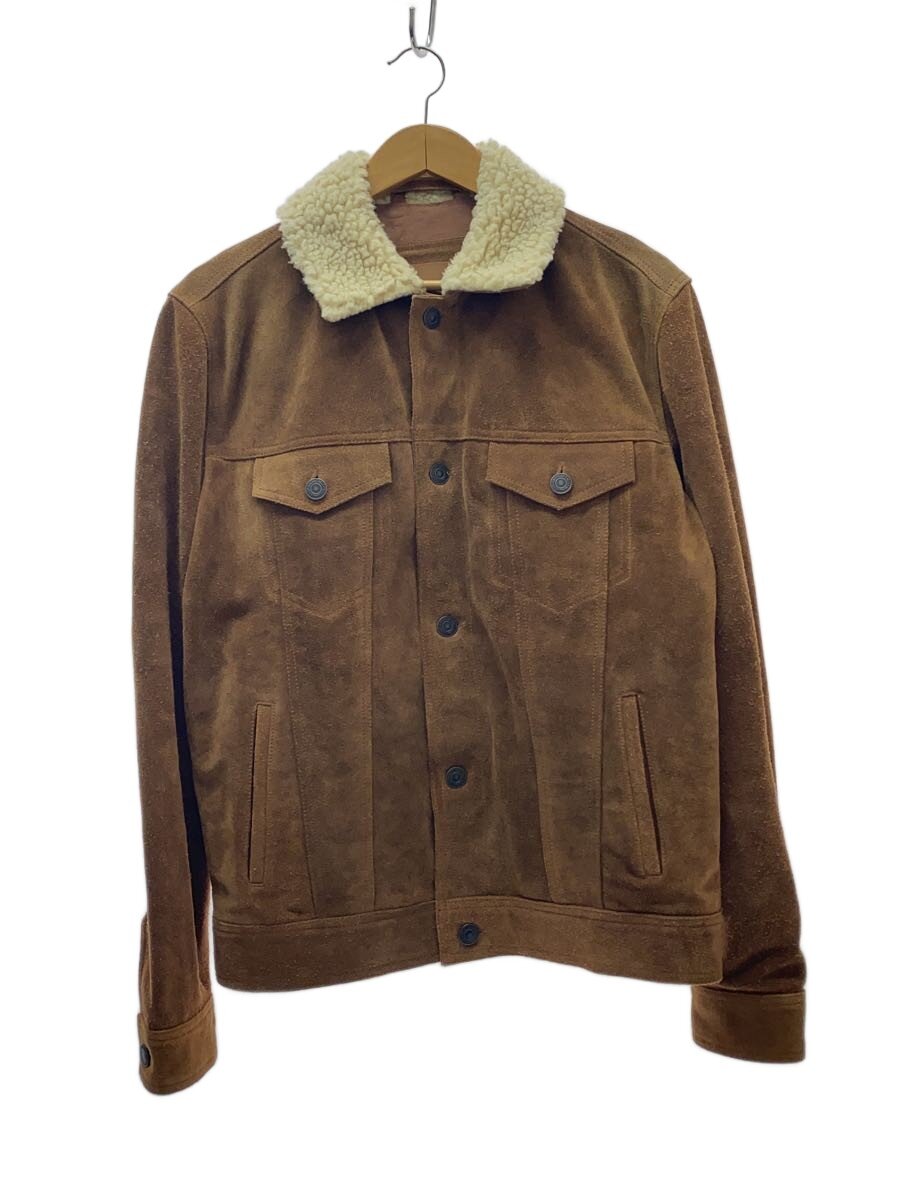 【中古】AMERICAN EAGLE◆スウェードトラッカージャケット/M/スウェード/ブラウン/? NULL ?【メンズウェア】｜2ｎｄ STREET 店