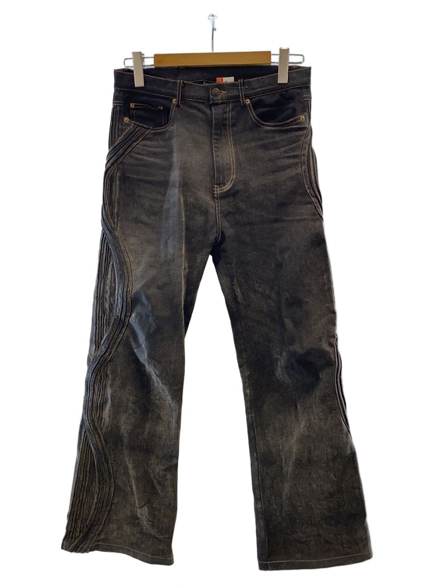 【中古】Waved Denim Pants/xwore/ボトム/32/コットン/BLK//【メンズウェア】｜2ｎｄ STREET 店