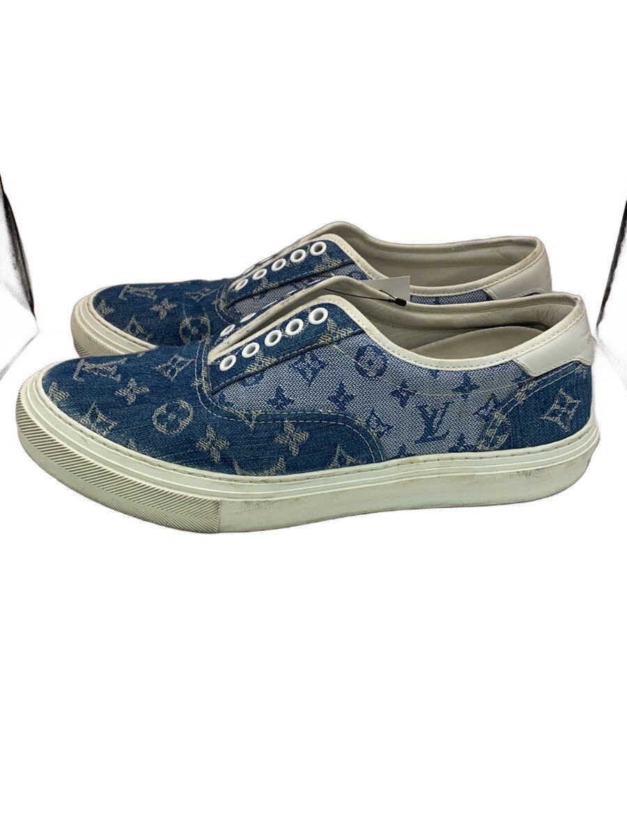 【中古】LOUIS VUITTON◆リシュリュー/ローカットスニーカー/US7.5/IDG/ジーンズ/LD 1109【シューズ】