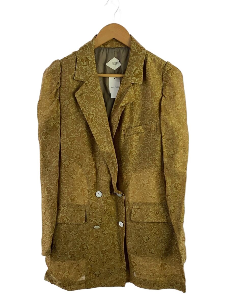 【中古】AMERI◆25SS/MEDI LILY JACQUARD JACKET/M/GLD/総柄/0225106640760//【レディースお召しもの】