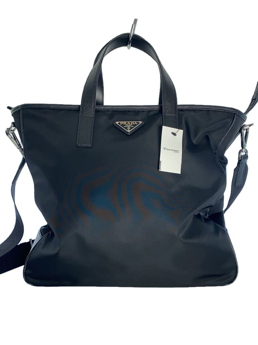 【中古】PRADA◆ショルダーバッグ/--/BLK/2VG064 2DMH F0002【御徒面子】