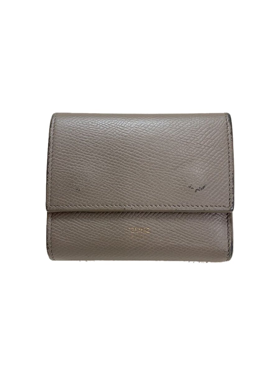 【中古】CELINE◆2つ折り財布/レザー/GRY/レディース【服飾雑貨他】｜2ｎｄ STREET 店