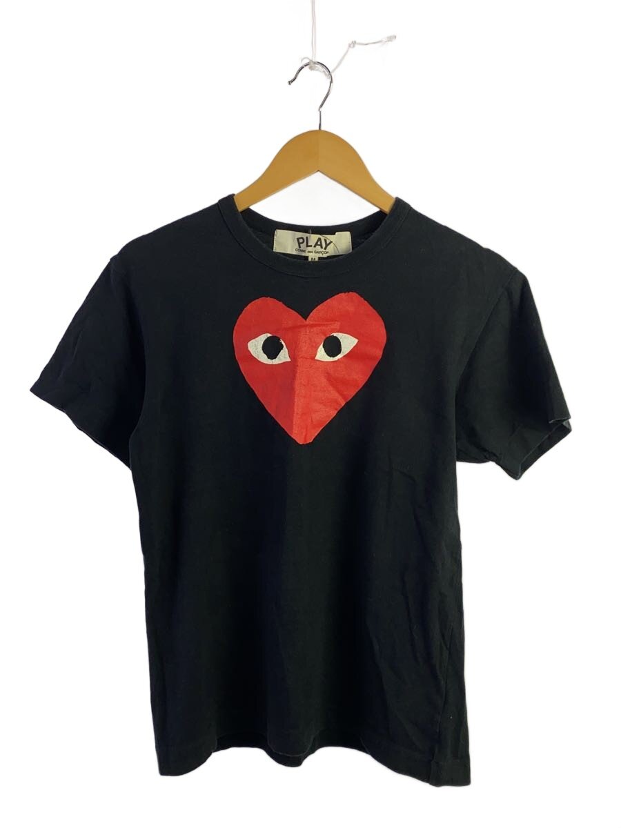 【中古】PLAY COMME des GARCONS◆プルオーバー/M/綿織物/BLK//【メンズウェア】