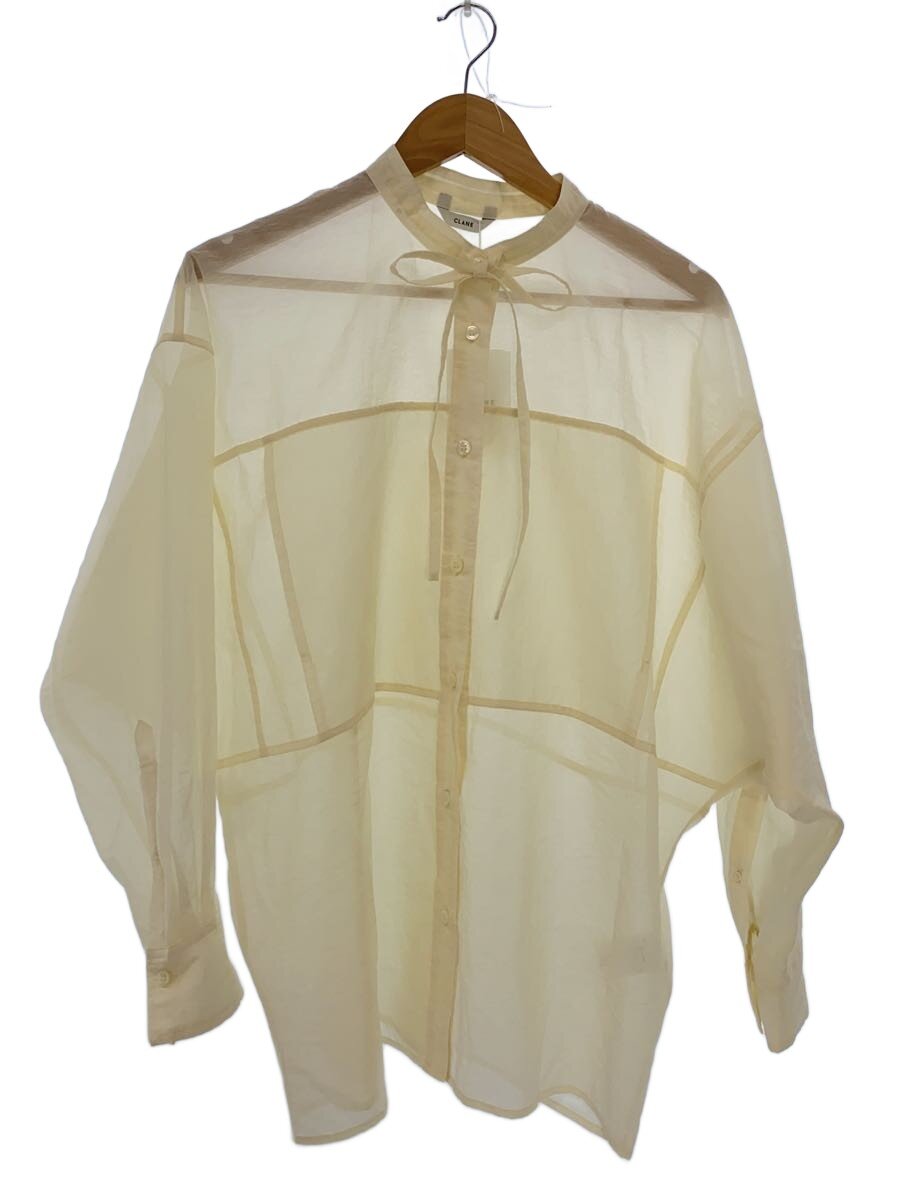 【中古】CLANE◆SHEER DOLMAN SHIRTS/シアードルマンシャツ/19122-4052/アイボリー【レディースウェア】|2nd STREET 店