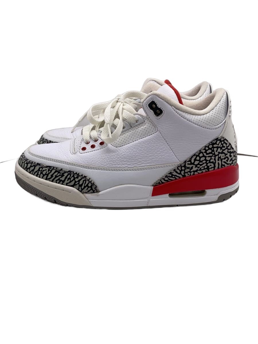【中古】NIKE◆AIR JORDAN 3 RETRO/エアジョーダンレトロ/ホワイト/136064-116/27cm/WHT【シューズ】｜2ｎｄ STREET 店 9,442円