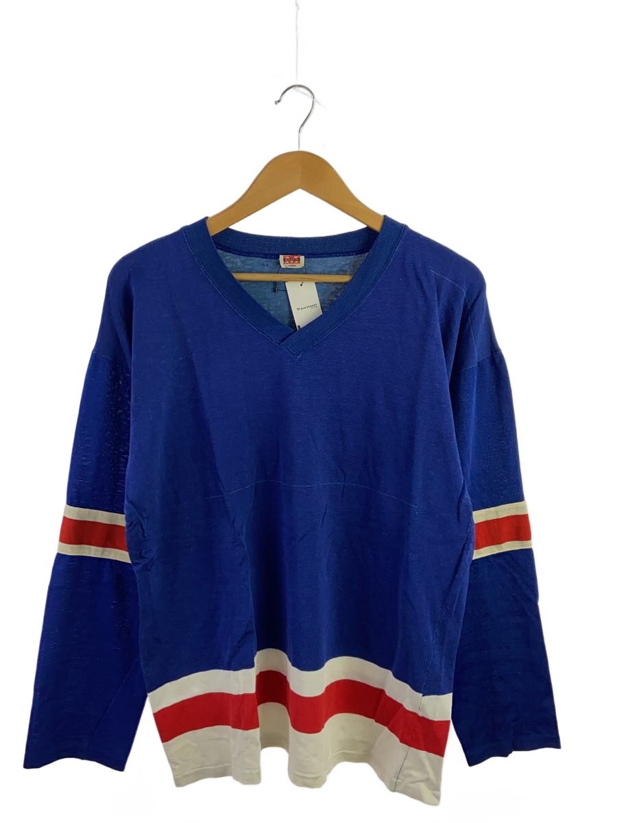 【中古】60s-/MASON Athletic Wear/蹴球プルオーバー/トップス/L/--/BLU【メンズウェア】