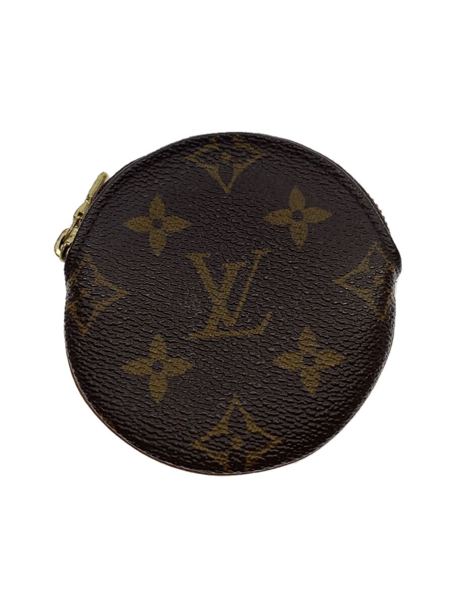 【中古】LOUIS VUITTON◆モノグラム ポルトモネ ロン コインケース /--/BRW/総柄/レディース/M69126//【服飾雑貨他】