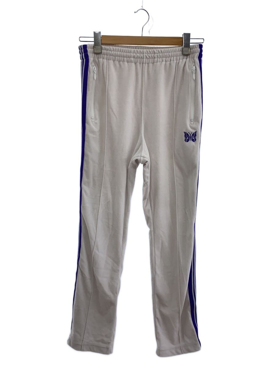 【中古】Needles◆Narrow Track Pant/天鵞絨/下つ方/XS/綿織物/WHT/無地/IN187【メンズウェア】