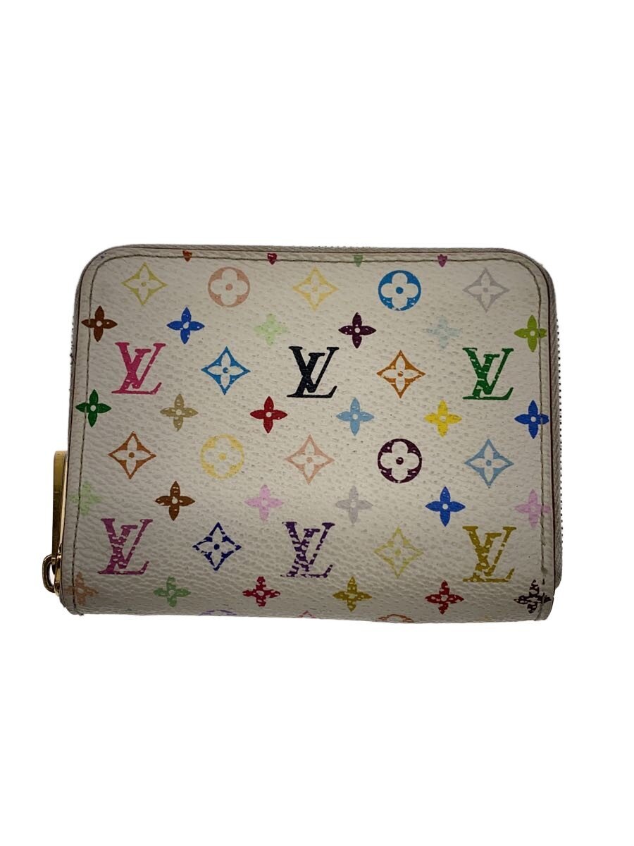 【中古】LOUIS VUITTON◆ジッピー・コインパース_モノグラム・マルチカラー_ブロン/PVC/マルチカラー/レディース【服飾雑貨他】