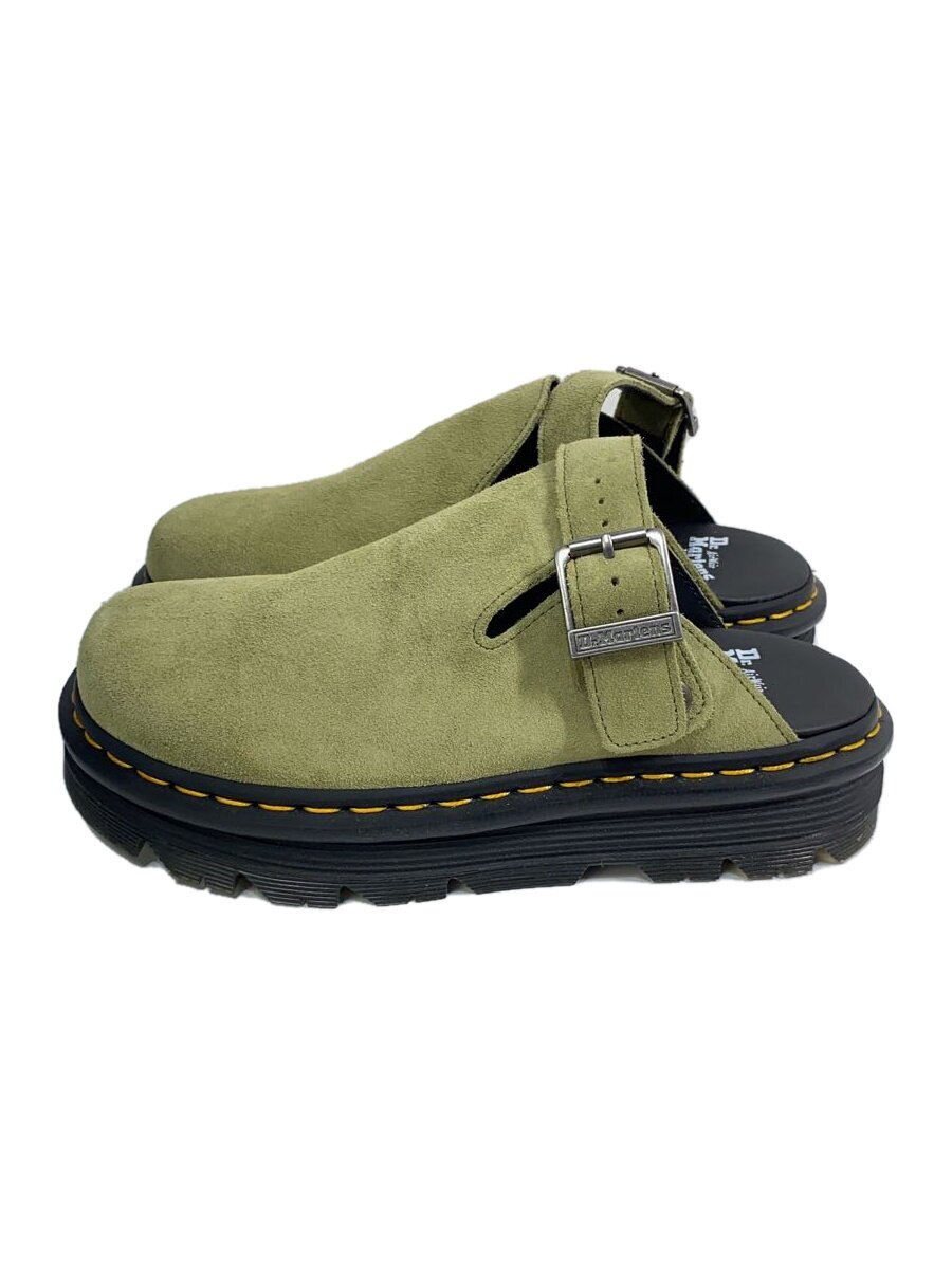 【中古】Dr.Martens◆ZebZag Mule/サンダル/UK6/MUTED OLIVE/EH SUEDE【シューズ】