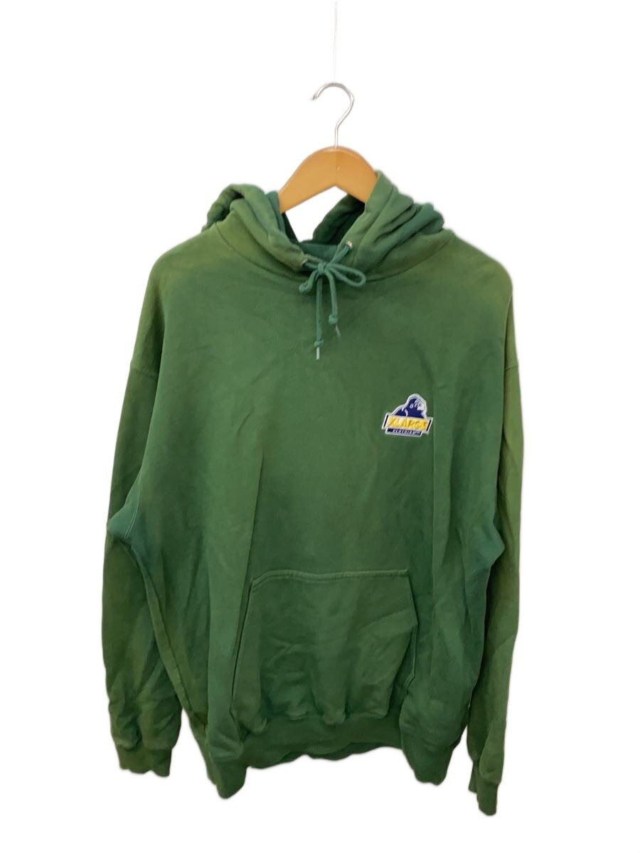 【中古】X-LARGE◆パーカー/L/綿織物/GRN/無地/101231012012【メンズウェア】