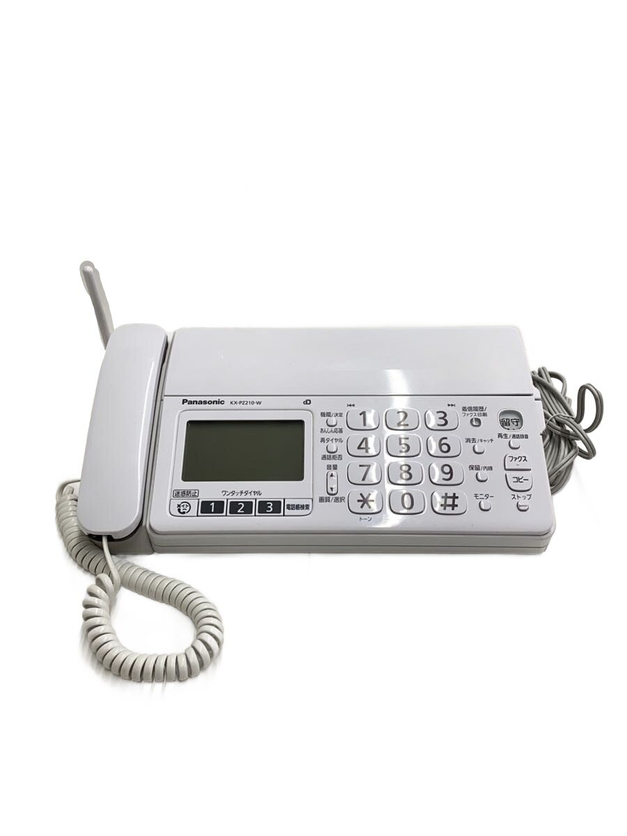 【中古】Panasonic◆FAX電話 おたっくす KX-PZ210DW-W【家電・ビジュアル・オーディオ】