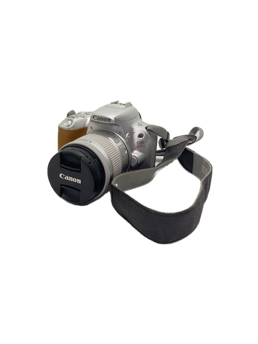 【中古】CANON◆デジタル一眼写真機 EOS Kiss X9 EF-S18-55 IS STM [しろがね色] DS126671【写真機】
