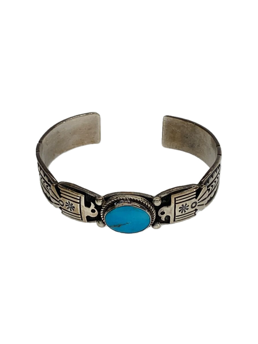【中古】NAVAJO◆LFC/Albert Jake/Bisbee/バングル/青緑色/SILVER/SLV/メンズ//【服飾雑貨他】