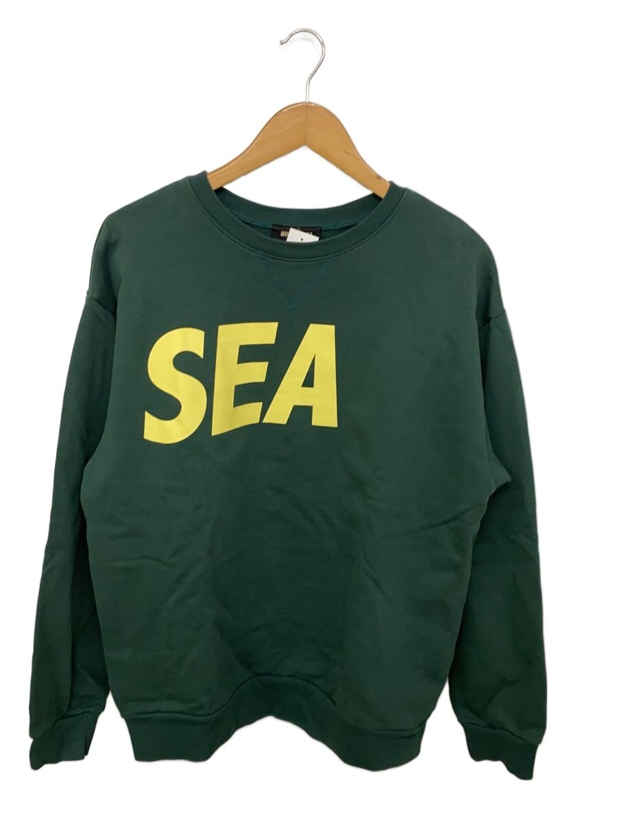 【中古】WIND AND SEA◆スウェット/M/コットン/GRN/プリント/WDS-SEA-Q2-01【メンズウェア】|2nd STREET 店